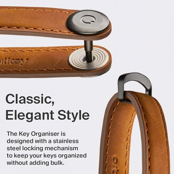 Orbitkey Deri Anahtar Dzenleyici -Forest Green