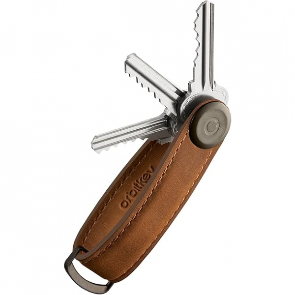 Orbitkey Deri Anahtar Dzenleyici -Chestnut Brown