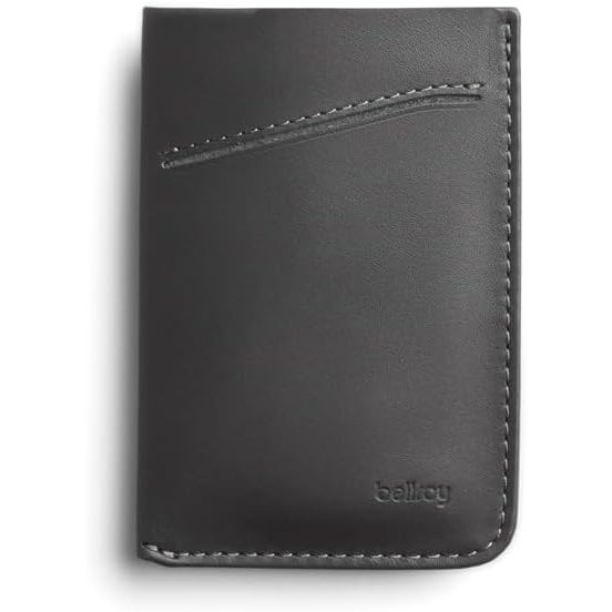 Bellroy Deri Kartlk (CharcoalCobalt)