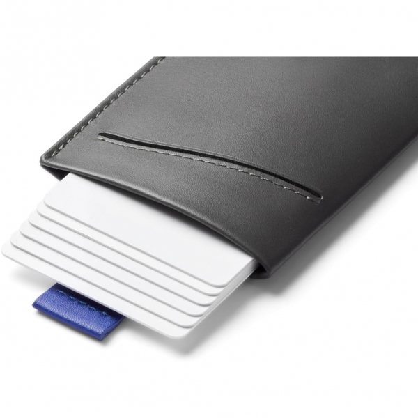 Bellroy Deri Kartlk (CharcoalCobalt)