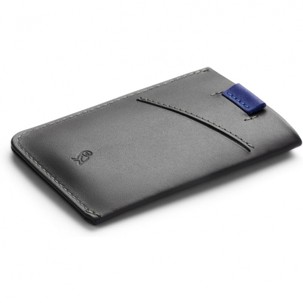 Bellroy Deri Kartlk (CharcoalCobalt)
