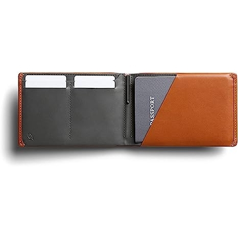 Bellroy Deri RFID Korumal Seyahat Czdan(Caramel)