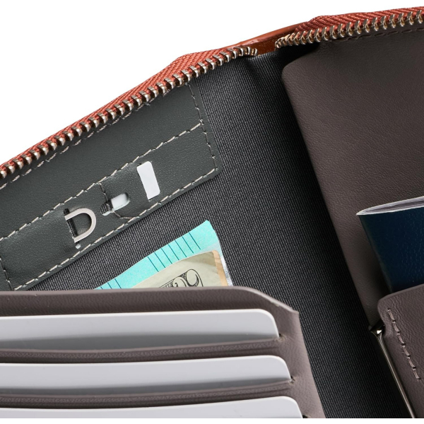 Bellroy Travel Folio Deri Kadn Czdan(Sienna)