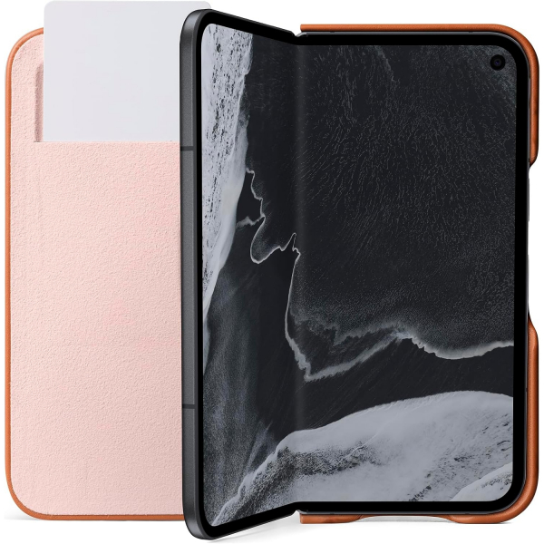 Bellroy Google Pixel 11 Pro Fold Deri Manyetik K�l�f-RedOchre