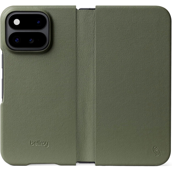Bellroy Google Pixel 11 Pro Fold Deri Manyetik K�l�f-Artichoke