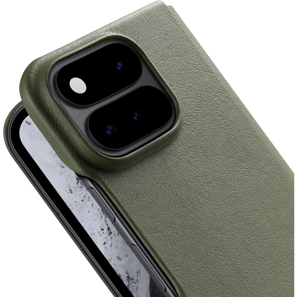 Bellroy Google Pixel 11 Pro Fold Deri Manyetik K�l�f-Artichoke