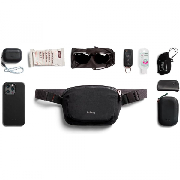 Bellroy Lite 1.8L �apraz Omuz ve Bel �antas�-Black