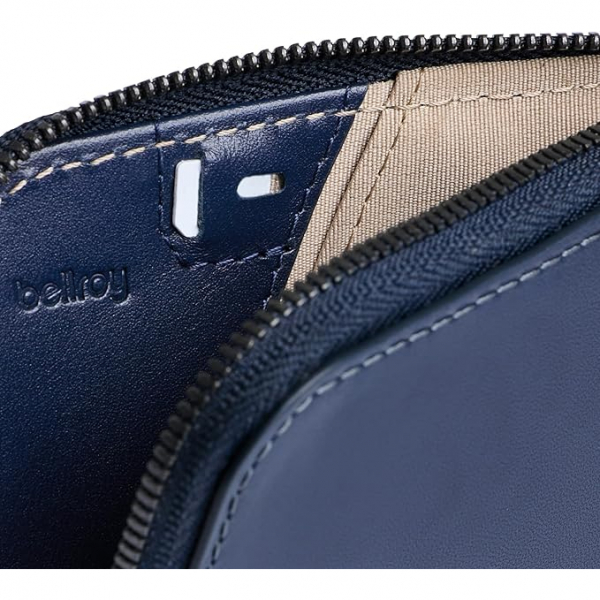 Bellroy RFID Korumal� Erkek Deri C�zdan-Navy