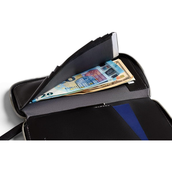 Bellroy Travel Folio Deri Kadn Czdan(Black)