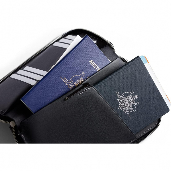 Bellroy Travel Folio Deri Kadn Czdan(Black)