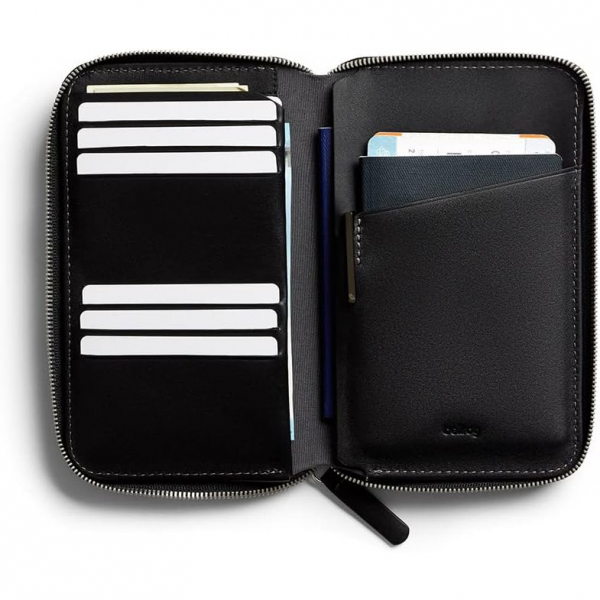 Bellroy Travel Folio Deri Kadn Czdan(Black)