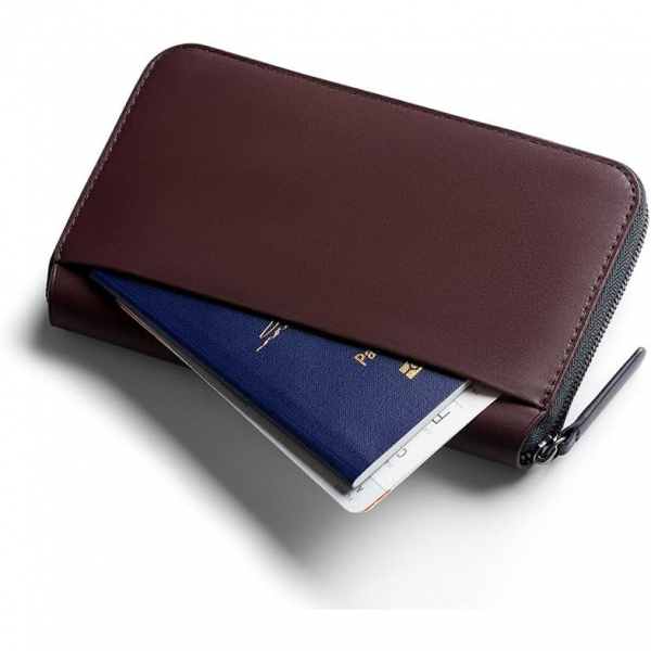 Bellroy Travel Folio Deri Kadn Czdan(DeepPlum)