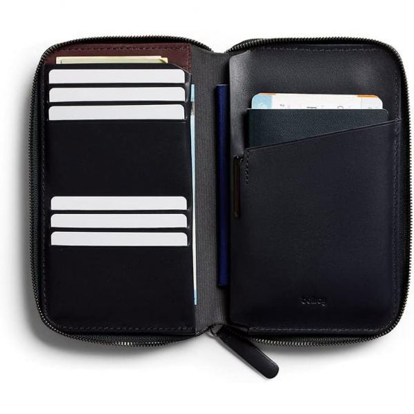 Bellroy Travel Folio Deri Kadn Czdan(DeepPlum)