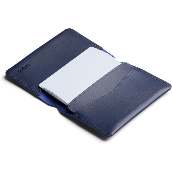 Bellroy Under Cover Deri Czdan -Navy 