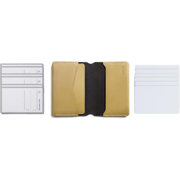Bellroy Under Cover Deri Czdan -Mustard 