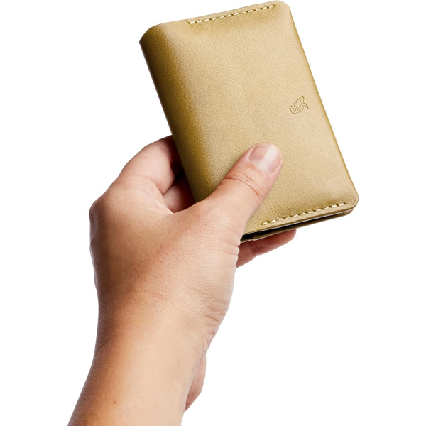 Bellroy Under Cover Deri Czdan -Mustard 