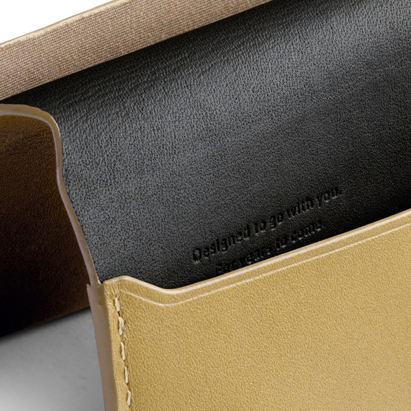 Bellroy Under Cover Deri Czdan -Mustard 