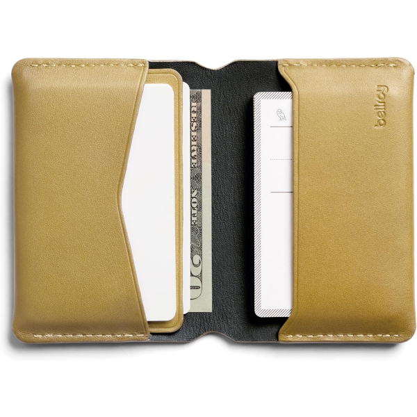 Bellroy Under Cover Deri Czdan -Mustard 