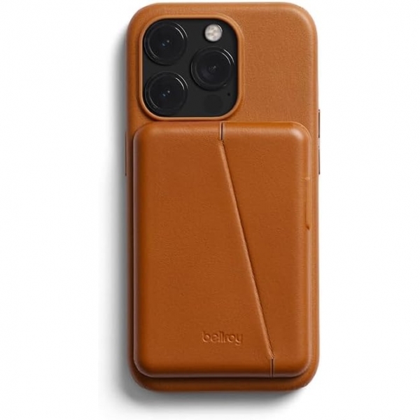 Bellroy Apple iPhone 15 Pro Czdan Deri Klf-Terracotta