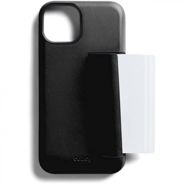 Bellroy iPhone 13 Kart Tutuculu Deri Klf-Black