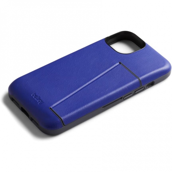 Bellroy iPhone 13 Kart Tutuculu Deri Klf-Cobalt