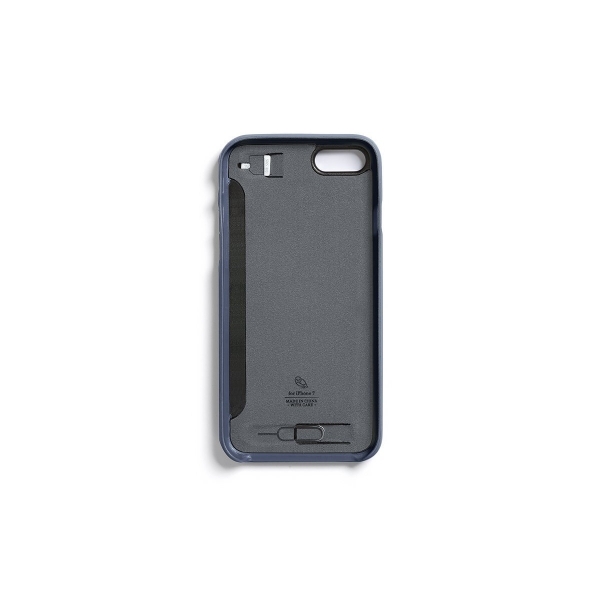 Bellroy iPhone 8 Plus Czdan Deri Klf-Blue Steel