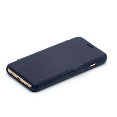 Bellroy iPhone 8 Plus Deri Czdan Klf-Blue Steel