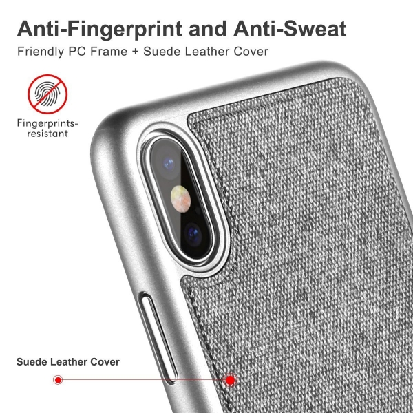 Benks Apple iPhone X Kickstand Klf-Silver