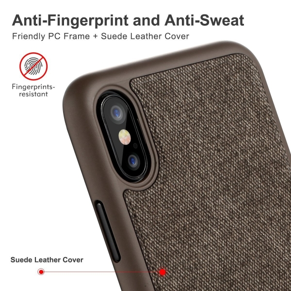 Benks Apple iPhone X Kickstand Klf-Brown