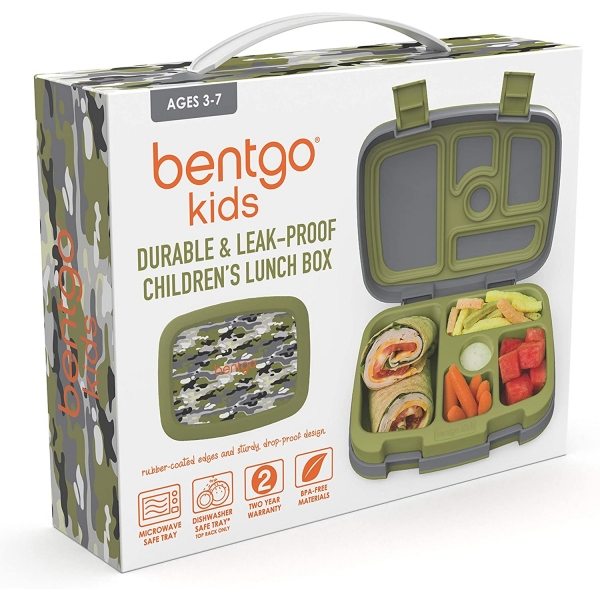 Bentgo Kids Blmeli Beslenme Kutusu (Camouflage)