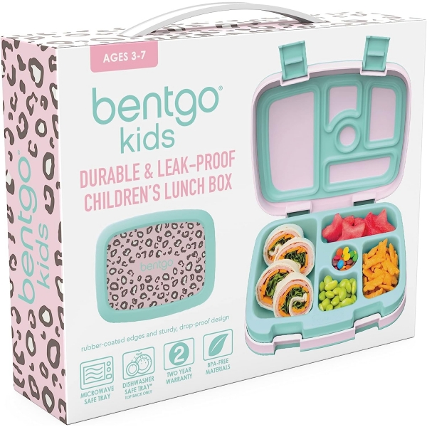 Bentgo Kids Blmeli Beslenme Kutusu (Leopard)