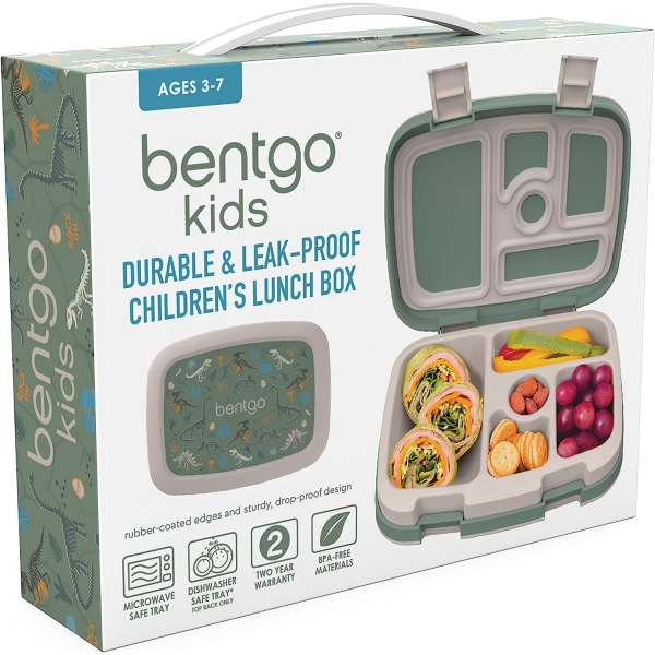 Bentgo Kids Blmeli Beslenme Kutusu (DinoFossils)