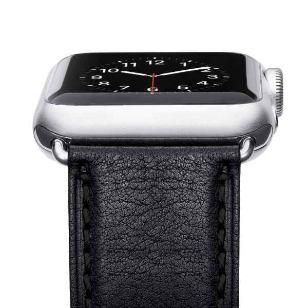 Benuo Apple Watch Series 3 Deri Kay (42mm)-Black