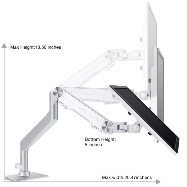 Bestand Premium Tekli Monitr Stand (17-27in)