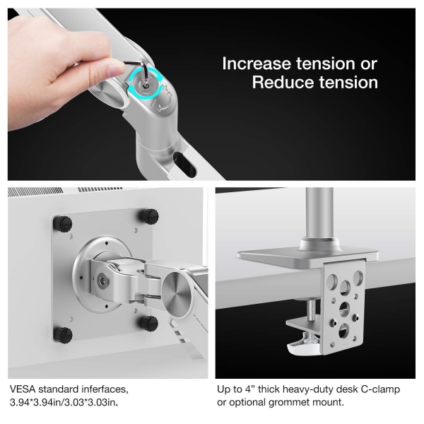 Bestand Premium Tekli Monitr Stand (17-27in)