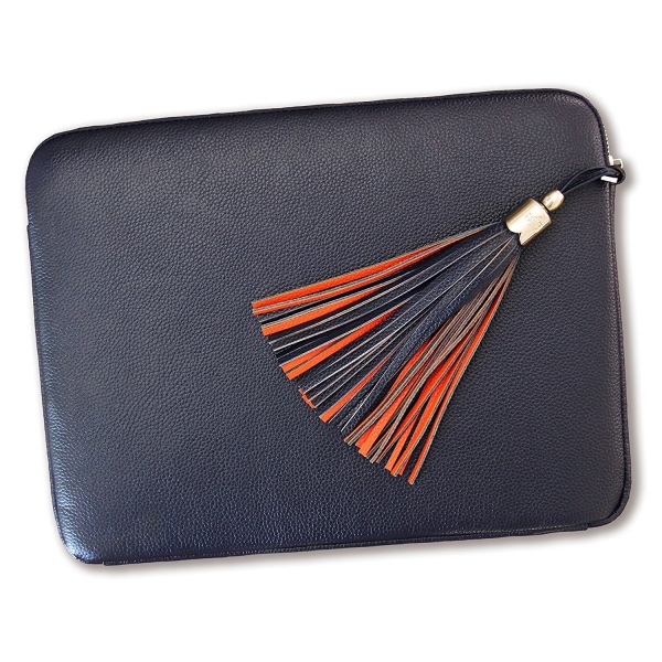 BfB Deri Laptop antas (15 in)-Navy