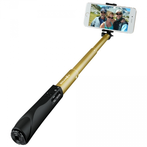 BlitzWolf Bluetooth Selfie Stick-Golden