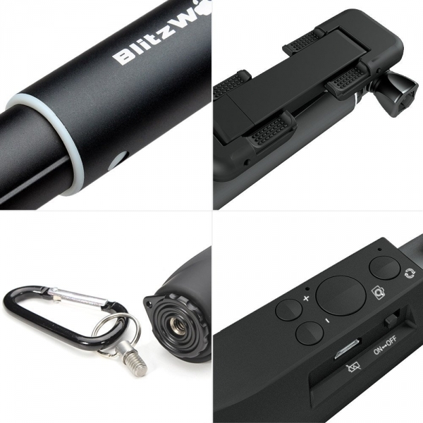 BlitzWolf Bluetooth Selfie Stick-Black