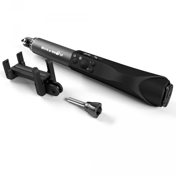 BlitzWolf Bluetooth Selfie Stick-Sky Blue