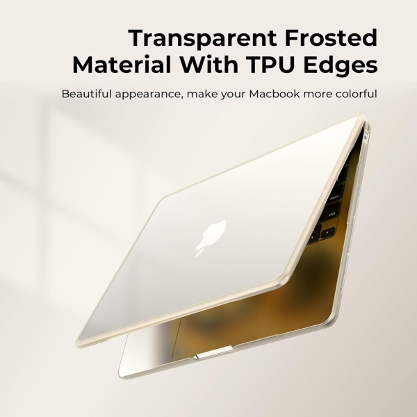 BlueSwan Anti-Cracking MacBook Air K�l�f� (13.6 �n�)-Frosted Straight