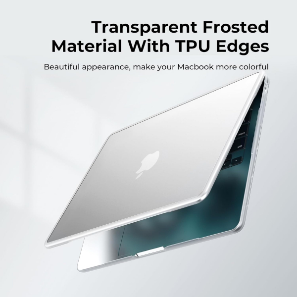 BlueSwan Anti-Cracking MacBook Air K�l�f� (13.6 �n�)-Frosted White