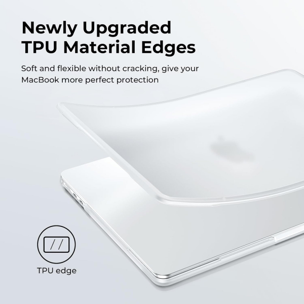 BlueSwan Anti-Cracking MacBook Air K�l�f� (13.6 �n�)-Frosted White