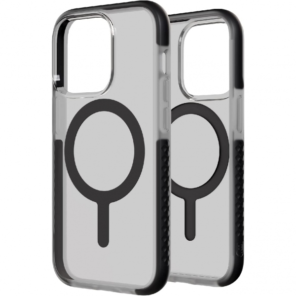 BodyGuardz Ace Pro Serisi iPhone 14 Pro MagSafe Uyumlu Klf -Clear Black