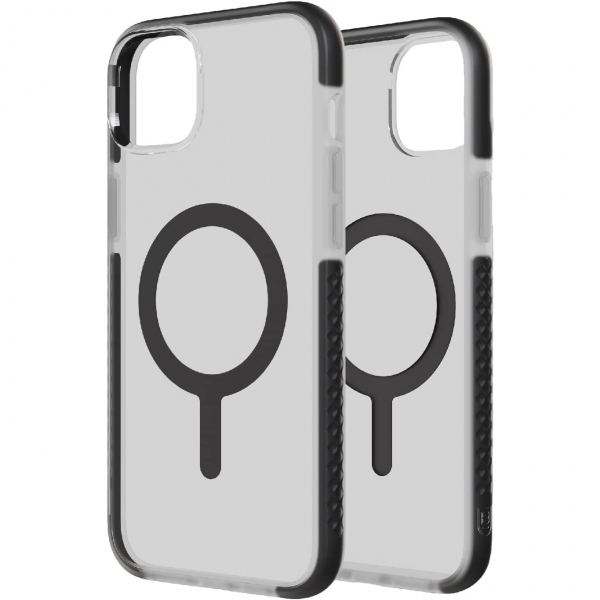 BodyGuardz Ace Pro Serisi iPhone 14 MagSafe Uyumlu Klf -Clear Black