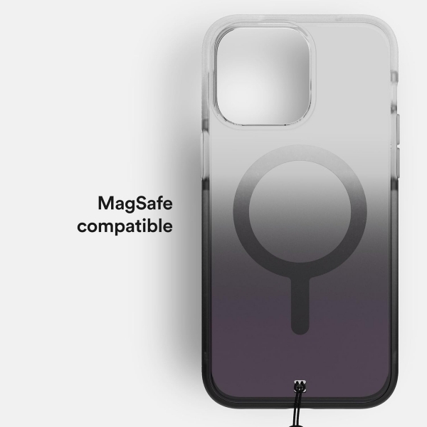 BodyGuardz Ace Pro Serisi Apple iPhone 15 Pro Max MagSafe Uyumlu Klf -Clear Black