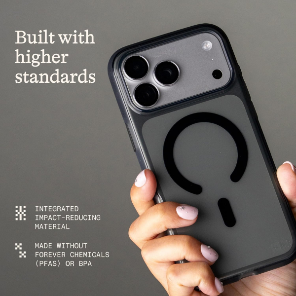 BodyGuardz Ace Pro iPhone 18 Pro Max K�l�f-Smoke Black