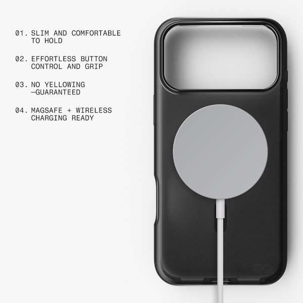 BodyGuardz Ace Pro iPhone 18 Pro Max K�l�f-Smoke Black