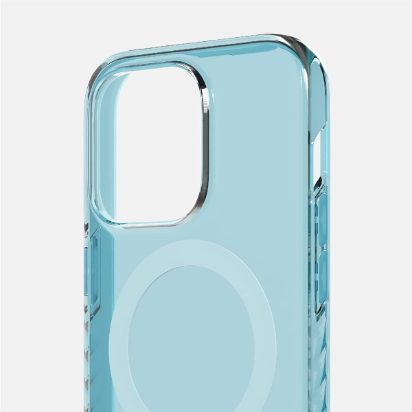 BodyGuardz Carve Serisi iPhone 14 Pro effaf Klf-Sky Blue