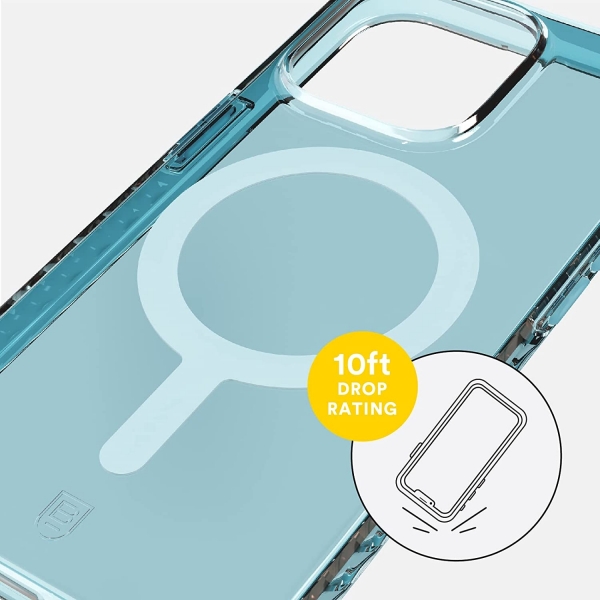 BodyGuardz Carve Serisi iPhone 14 Pro Max effaf Klf-Sky Blue