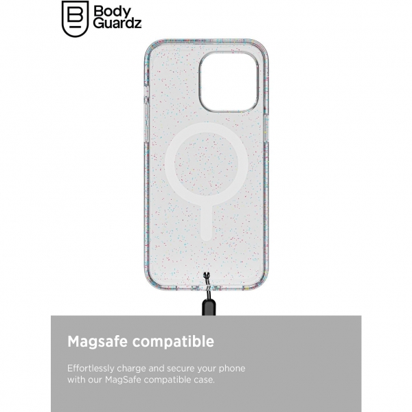 BodyGuardz Carve Serisi Apple iPhone 15 Pro Max effaf Klf-Multi Color